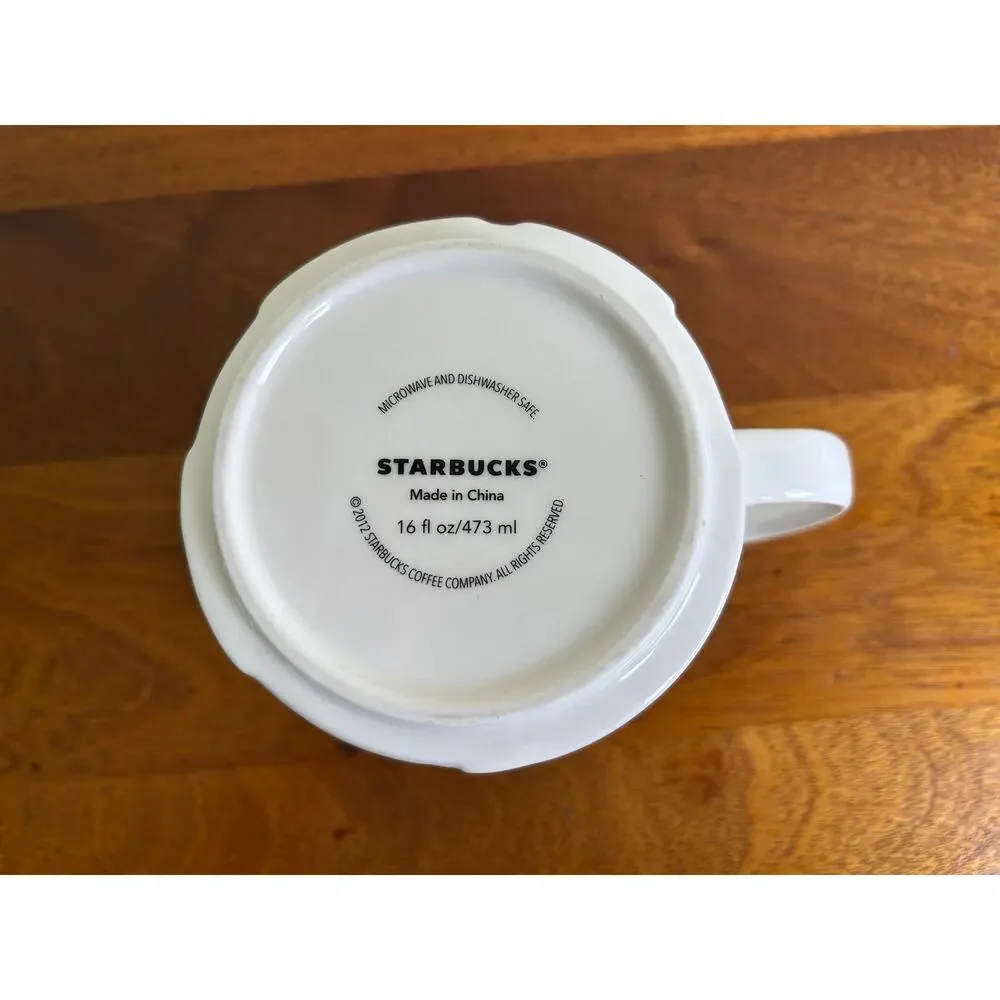 Coffee Cup-Starbucks Beijing China Relief Series Mug 2012 Collectible City
